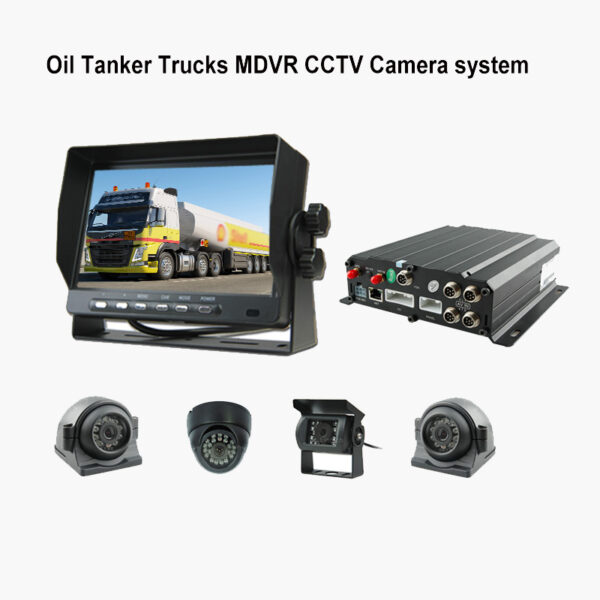Oil Tanker Truck 4G Live video GPS MDVR CCTV Camera system kit